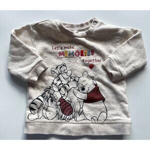Baby Boy's or Girl's Disney H&M Winnie the Pooh Sweatshirt Size 6 Months